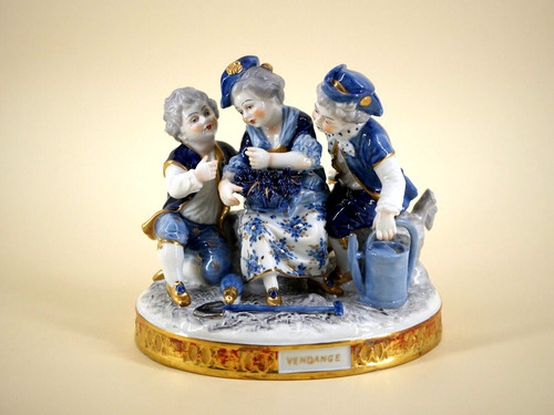 Alte volkstedt figur - alte,