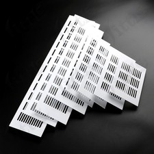 Mesh Lüftungsgitter Aus Aluminium Weiße Gitter Verschiedene Breiten Und Längen