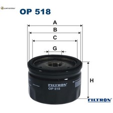 ÖLFILTER OP 518 FÜR RENAULT