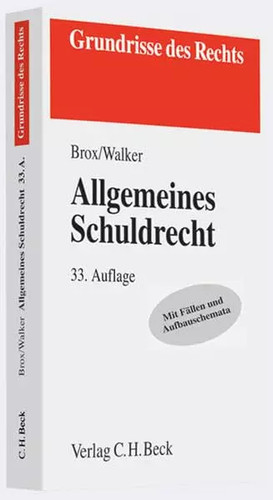 Allgemeines schuldrecht - allgemeines,