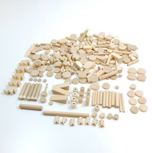 Bastelbox 1kg holzteile - bastelbox,
