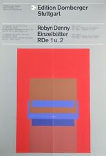 Robyn Denny, Edition Domberger Stuttgart - Einzelblätter, Siebdruck