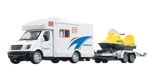 Wohnmobil mit anhänger - anhänger, &