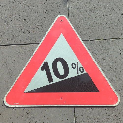 Altes ddr verkehrsschild - altes,