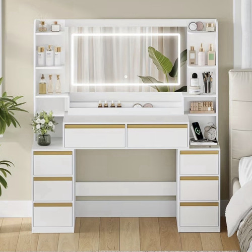 Schminktisch mit led spiegel - schminktisch,