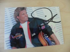 Dieter Bohlen - Blue System  - Autogrammkarte - When Sarah smiles -