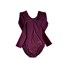 Ervy Turnanzug Wettkampfanzug  Langarm Gr. 36 / Mädchen Damen / Fb. Bordeaux 