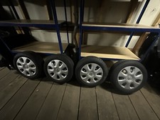 4xStahlfelgen 6Jx15 ET39 mit Continental Sommerreifen 185/65 R15 88T Opel Corsa 