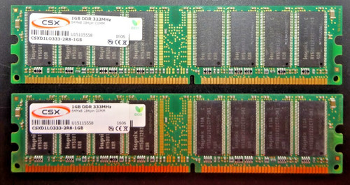Csx 2gb ddr1 - 2gb, (2x1gb)