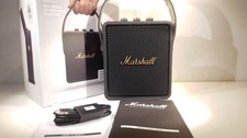 MARSHALL STOCKWELL II BLUETOOTH LAUTSPRECHER GEBRAUCHT IM GUTEN ZUSTAND SCHWARZ