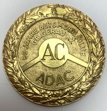 Medaille 50 Jahre Automobil-Club Gr. Gerau e.V. goldfarben Box Andenken Sammler