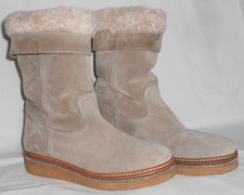 Wildleder-Halbstiefel, 38