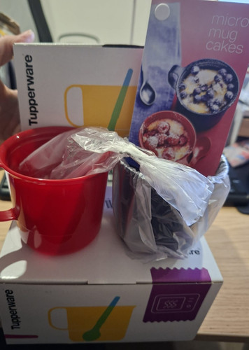 Tupperware microcake mug set - tupperware,