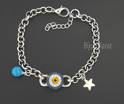 Nazar armband evil eye silber - evil,