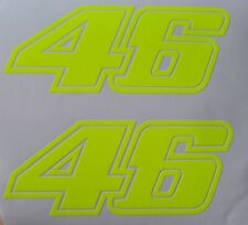 2 x ROSSI 46 Aufkleber