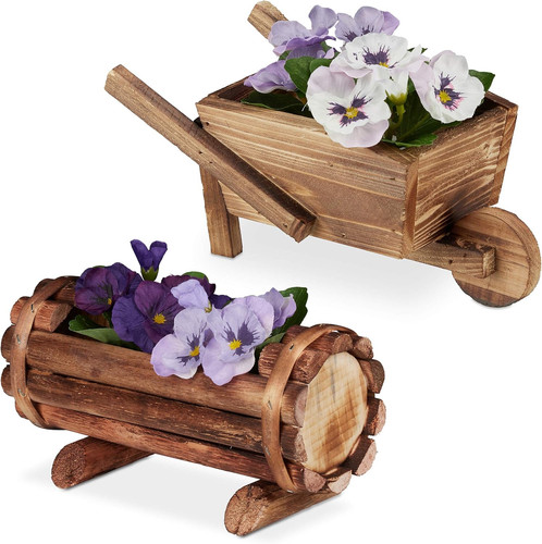 Pflanzengefäß holz 2 - pflanzengefäß,
