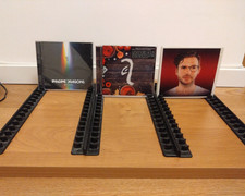 CD-Halter für 17 CDs Kunststoff schwarz CD-Ständer CD-Halterung