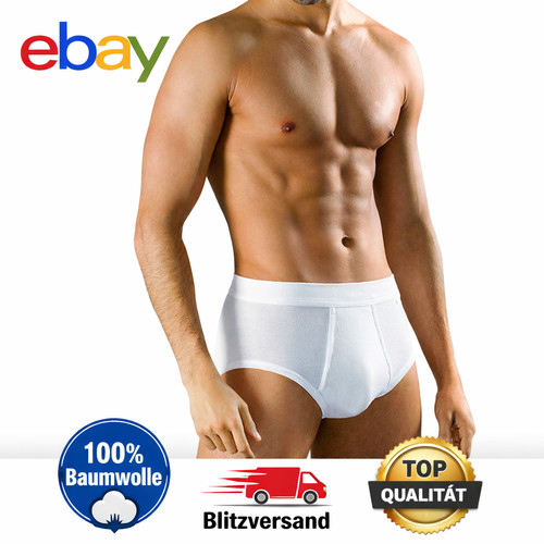 Herren slip mit eingriff 3er - slip,