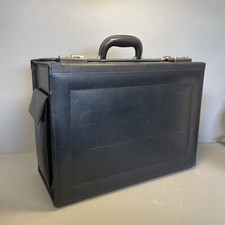 Aktenkoffer Pilotenkoffer 49 x34x21 Groß Schwarz Davidts bei Bowatex | #6