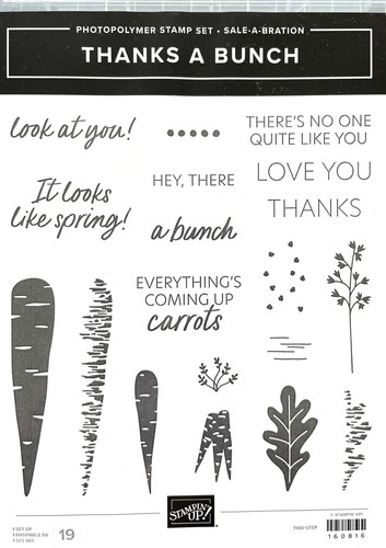 Stampin stempelset thanks - stampin,