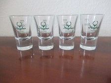 4 Shotgläser vom Hotel Hirschen aus Imst/Tirol # Schnapsgläser