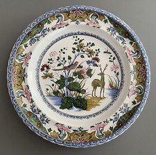 Karlsruher Majolika Wandteller