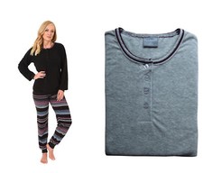 Damen Frottee Pyjama