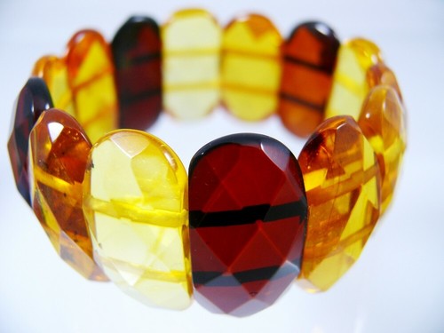 Bernstein armband gummizug - armband,