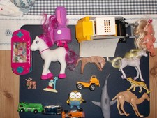 kinderspielzeug, bagger, tiere lkw,s , gebraucht.