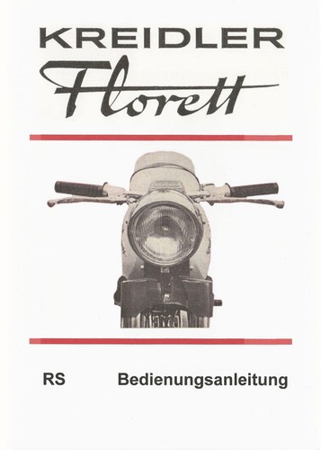 Bedienungsanleitung kreidler - bedienungsanleitung,