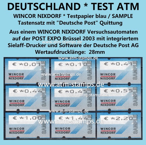 Bund atm test specimen satz - bund, +