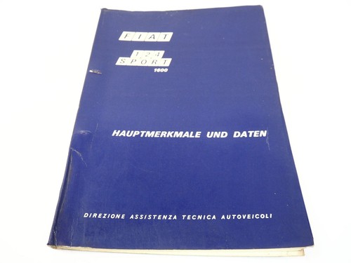 Werkstatthandbuch fiat 124 - werkstatthandbuch,