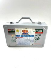 Top Craft Akku-Bohrschrauber TPD-1800K grün Ladegerät Akku im Metallkoffer