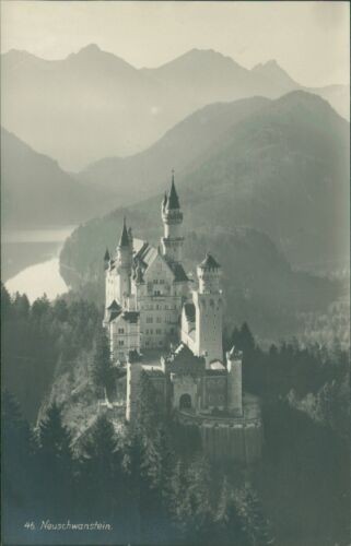 Ansichtskarte neuschwanstein - ansichtskarte,