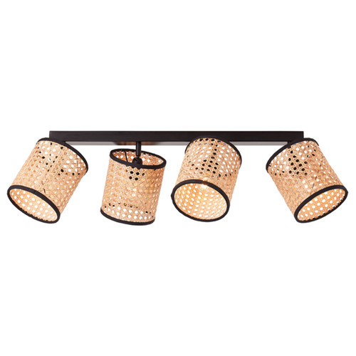 Deckenleuchte wiley rattan - -,