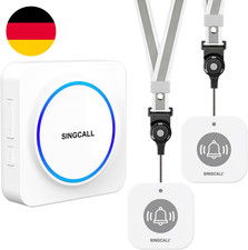 SINGCALL Notrufknopf Für Senioren Hausnotruf Senioren Notruf Mit SOS Alarm,Panik