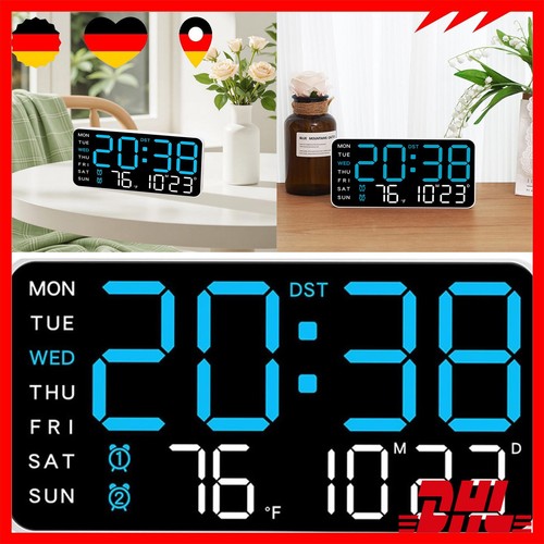 Digitaluhr led wanduhr - digitaluhr, datum