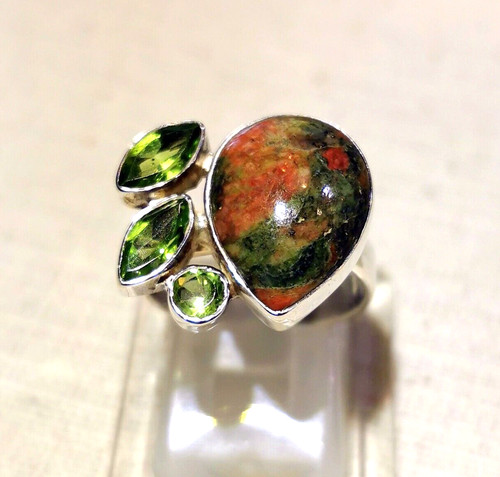 Ring mit epidot - ring, peridot