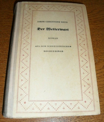 Der wetterwart jakob - der, wetterwart,