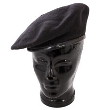 Italienisches Armee Barett Schwarz original Wolle Uniform Mütze Baskenmütze