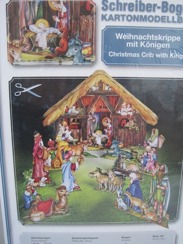 Weihnachtskrippe mit königen - weihnachtskrippe,