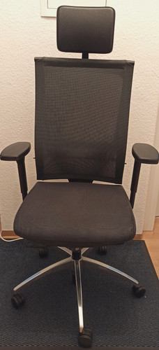 Bürodrehstuhl mit kopflehne - mit,
