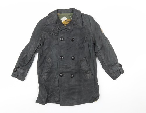 Belstaff jungen schwarz leder - belstaff,