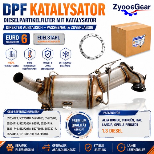 Abgas dpf 55254723 geeignet - abgas‑dpf,