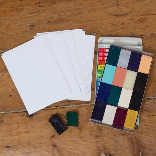 Encaustic art wachsblöcke set - wachsblöcke,