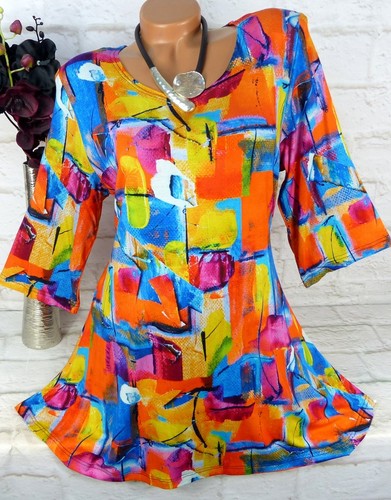 Leins tunika longshirt bluse - leins,