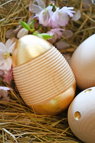 Zirbenholz osterei - zirbenholz,