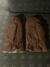 fausthandschuhe leder Braun Gefüttert Größe 7,5