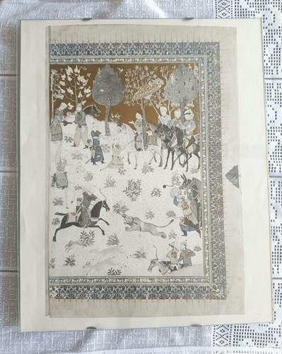 Persische miniatur - persische, (1430)