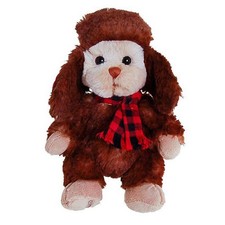 Barbara Bukowski Teddybär Victor mit Mütze Kuschelbär Plüschbär Stoffbär 18 cm 